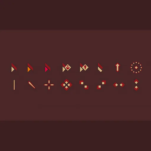 Crimson Edge cursor set preview