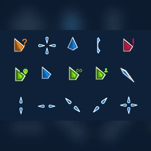 Gem Shards cursor set preview