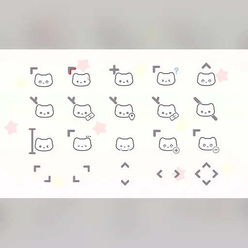 Kitty Faces cursor set preview