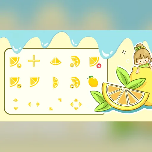 Lemon Slice cursor set preview
