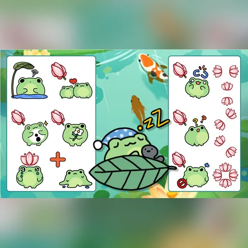 Lotus Frog cursor set preview