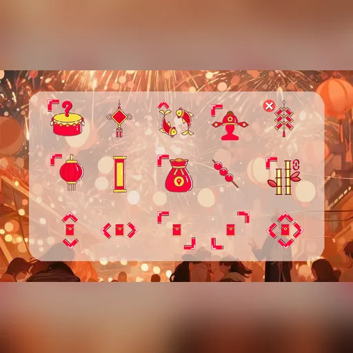 Lunar New Year cursor set preview