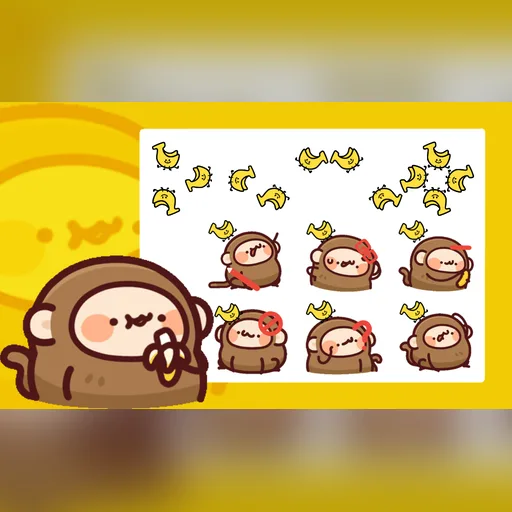 Monkey Hoodie cursor set preview