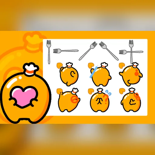 Roast Chicken cursor set preview