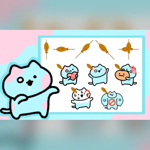 Zombie Kitty cursor set preview